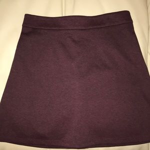 Maroon Mini Skirt